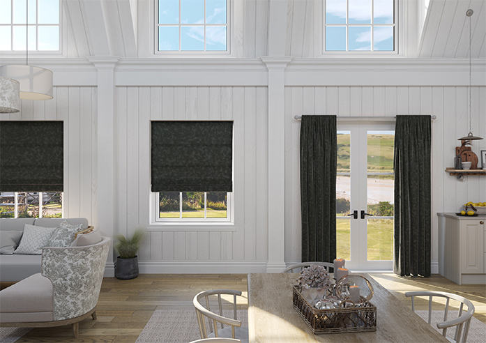 Oleander, Graphite - Roman Blind - Image 8